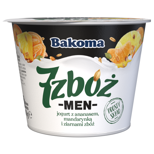 7 zbóż MEN z ananasem i mandarynką Bakoma 300g