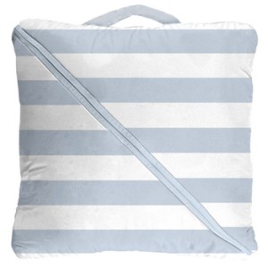 Kołdra letnia śpiwór 150x170 cm , wzór Gatsby Stripe , kolor niebieski - biały