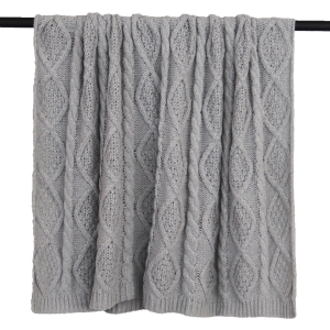 Koc 127 x 152 cm szary