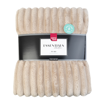 Koc flannel 150x200 cm , kolor beżowy 811148_0_1746751094172.jpg