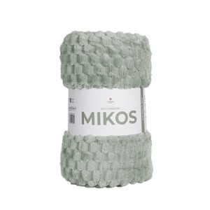 Koc Mikos rozmiar 160x200 cm kolor miętowy