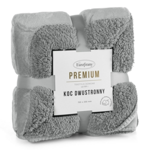 Koc Tedy 200 x 220 cm srebrny