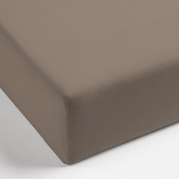 Prześcieradło bawełniane z gumką 90x200x30 cm brązowe 20852943_0_1736521637522.jpg