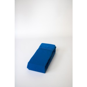 Prześcieradło jersey z gumką 140cmx200cm kobalt