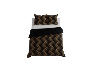 Komplet pościeli satynowej 200x220 2x70x80 cm wzór Luxe