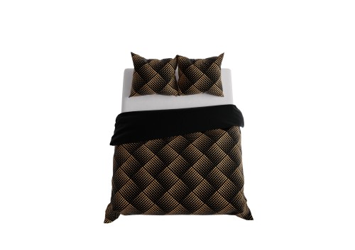 Komplet pościeli satynowej 160x200 2x70x80 cm wzór Luxe 1194652.jpg
