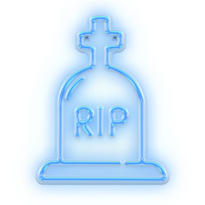 Neon Forever Light RIP niebieski FPNE16