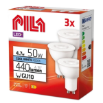 Żarówka LED PILA GU10 4,7W barwa zimna 3 szt