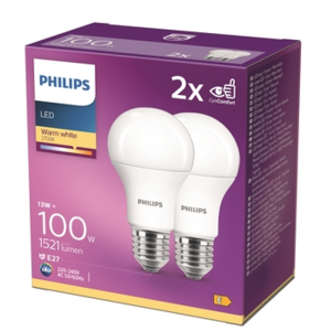 Żarówka LED Philips 13W E27 2 sztuki