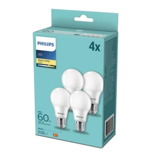 Żarówka LED Philips 8W E27 4 szt. 2700K