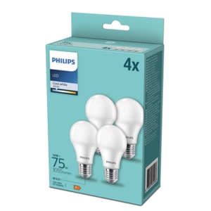 Żarówka LED Philips 10W E27 4 szt. 4000K