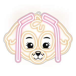 Wiszący neon LED na plexi Psi Patrol - Skye OW-130546