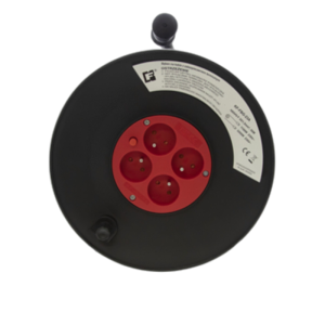 Przedłużacz bębnowy 50m, 4 gniazda