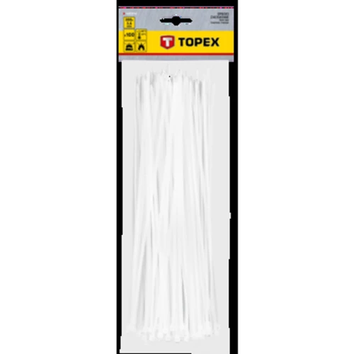 Opaski zaciskowe 3.6 x 300 mm, 100 szt., białe 1768510351805-24807-3-8ie0bu.png