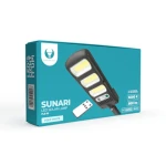 Lampa solarna LED SUNARI FLS-10 COB PIR 10W 800lm 6000K 1800mAh Li-Ion + pilot Forever Light