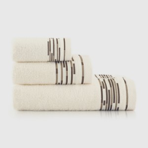 Ręcznik Grafik 70x140 cm 450 g/m2 kolor ecru