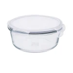 Pojemnik szklany okrągły z pokrywą 0,6l 15,6x7,1 cm Fresh Altom Design
