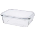Pojemnik szklany prostokątny z pokrywą 1l 20,4x15,5x6,9 cm Fresh Altom Design