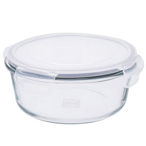Pojemnik szklany okrągły z pokrywą 0,95l 18x7,7 cm Fresh Altom Design