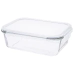 Pojemnik szklany prostokątny z pokrywą 1,5l 22,9x17,4x7,6 cm Fresh Altom Design