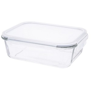 Pojemnik szklany prostokątny z pokrywą 1,5l 22,9x17,4x7,6 cm Fresh Altom Design