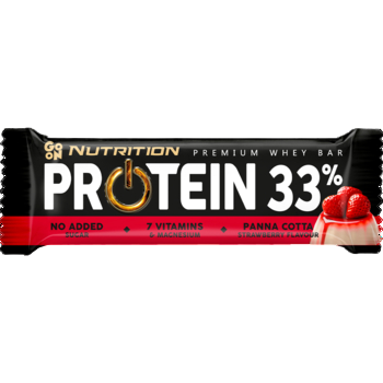 Go On Nutrition Protein Bar 33% Panna Cotta Strawberry 50 g 245767_0_1746740073155-Photoroom.png