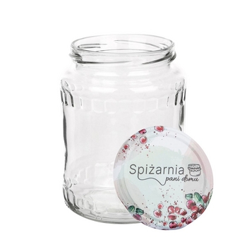 Słoik 720ml z zakrętką fi 82 (6 zaczepowa) komplet 6 sztuk Spiżarnia Pani Domu 70183025_0_1737667727657.jpg