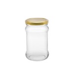 Słoiki 315ml z nakrętką złotą 6 sztuk Florina