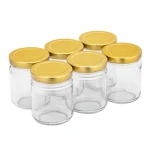 Słoik 135 ml z zakrętką fi 53 komplet 6 sztuk