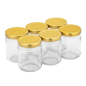 Słoik 135 ml z zakrętką fi 53 komplet 6 sztuk