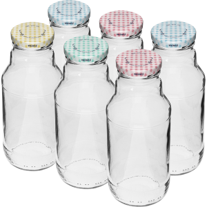 Butelka TO na sok 330ml z zakrętką fi43 - 6szt. BROWIN