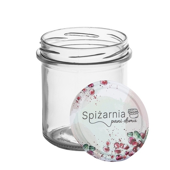 Słoik 350 ml z zakrętką fi 82 6 zaczepową komplet 6 sztuk Spiżarnia Pani Domu 605241_0_1746746666433.jpg