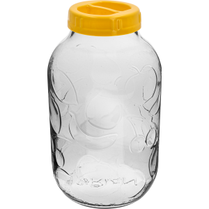 Słoik TO 5L z plastikową zak. Fi100