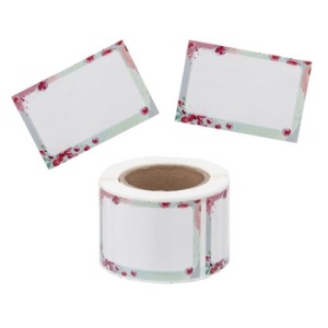 Komplet 200 etykiet na słoiki 6x4 cm w rolce Spiżarnia Pani Domu