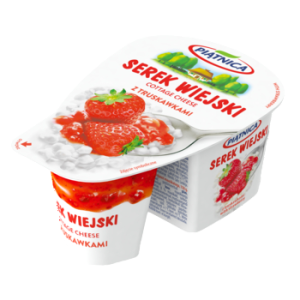 Serek wiejski z truskawką Piątnica 150 g