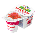 Serek wiejski z malinami i żurawiną Piątnica 150 g