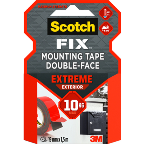 Scotch-Fix™ Supermocna zewnętrzna taśma mocująca, 19 mm x 1,5 m, 1 rolka/opakowanie 1768508114244-19539-3-edbvhf.png