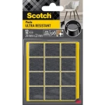 Scotch® Ultra odporne podkładki filcowe, szare, 24 x 22 mm, 12 szt./opak.