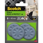 Scotch® Podkładki ochronno - ślizgowe, szare, Ø40mm, 4 szt./opak.