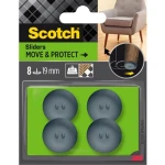 Scotch® Podkładki ochronno - ślizgowe, szare, Ø19mm, 8 szt./opak.