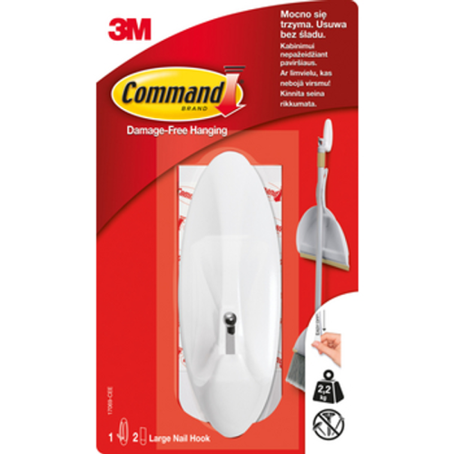 Command™ Haczyk z metalowym uchwytem wielokrotnego użytku, 17069, 1 haczyk + 2 duże paski 1768509004625-21689-3-gr3x67.png