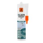 Silikon sanitarny 280ml biały kartusz Dragon