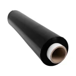 Folia stretch czarna grubość 23 μm, waga brutto 3 kg