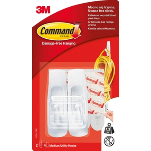 Command™ Haczyk wielokrotnego użytku, 17001, 2 haczyki + 4 średnie paski 1768522003490-46010-3-68wfj.png