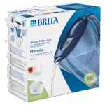 Dzbanek z filtrem BRITA Marella 2,4 L niebieski MAXTRA PRO Pure Performance + 1 Filtr do wody BRITA MAXTRA PRO Pure Performance