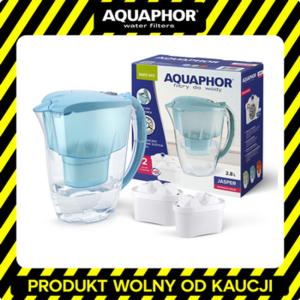Dzbanek filtrujący Aquaphor Jasper 2,8l + 2 wkłady Maxfor+. Kolor morski