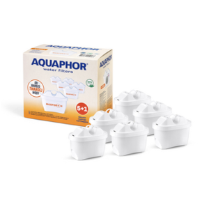 Uniwersalne wkłady filtrujące Aquaphor MAXFOR+ H do wody twardej (5+1 szt.)