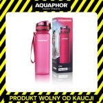Butelka filtrująca Aquaphor CITY Tritan 0,5l kolor różowy i wkład filtrujący