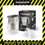 Dzbanek filtrujący Aquaphor Onyx poj. 4,2l + 3 wkłady Maxfor+ Mg. Kolor czarny.