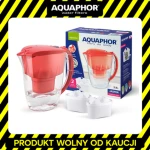 Dzbanek filtrujący Aquaphor Jasper 2,8l + 2 wkłady Maxfor+. Kolor koralowy